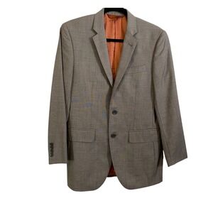 Privé Baroni Super 150s Wool Blazer Jacket - Men's 36R - Light Grey Two Button